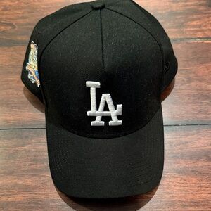 New Era Black LA Dodgers 40th Anniversary SnapBack Hat